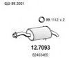 ASSO 12.7093 End Silencer